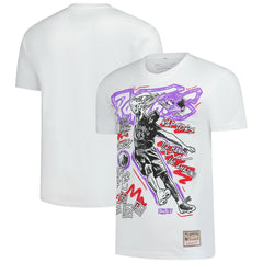 Vince Carter Toronto Raptors Hardwood Classics Chalked Up T-Shirt White | Mitchell & Ness online