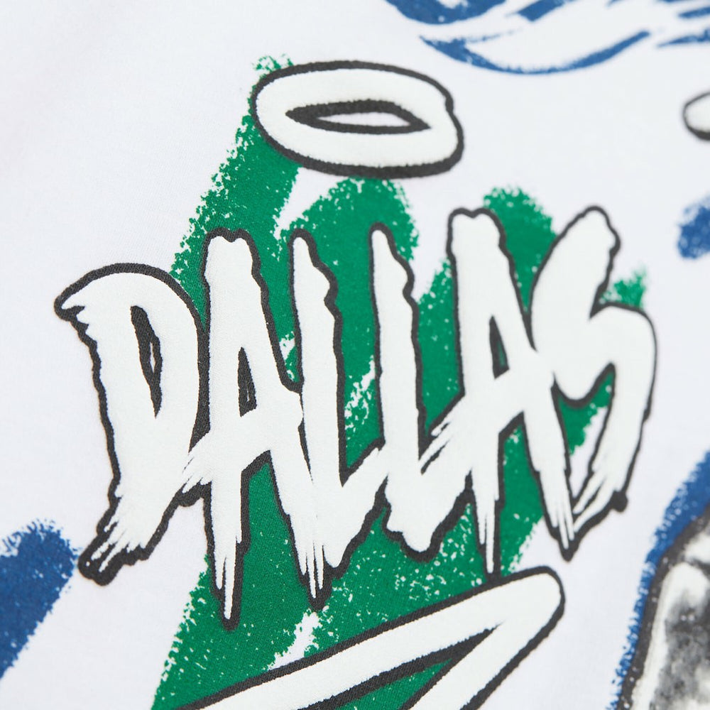 Dirk Nowitzki Dallas Mavericks Hardwood Classics Chalked Up T-Shirt for sale White | Mitchell & Ness Near Me