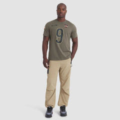 Nike Joe Burrow Cincinnati Bengals 2025 Salute to Service Name & Number T-Shirt Olive