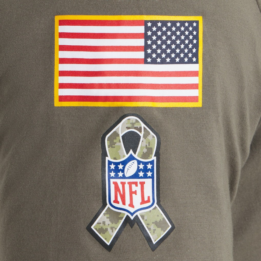 Nike Joe Burrow Cincinnati Bengals 2025 Salute to Service Name & Number T-Shirt Olive