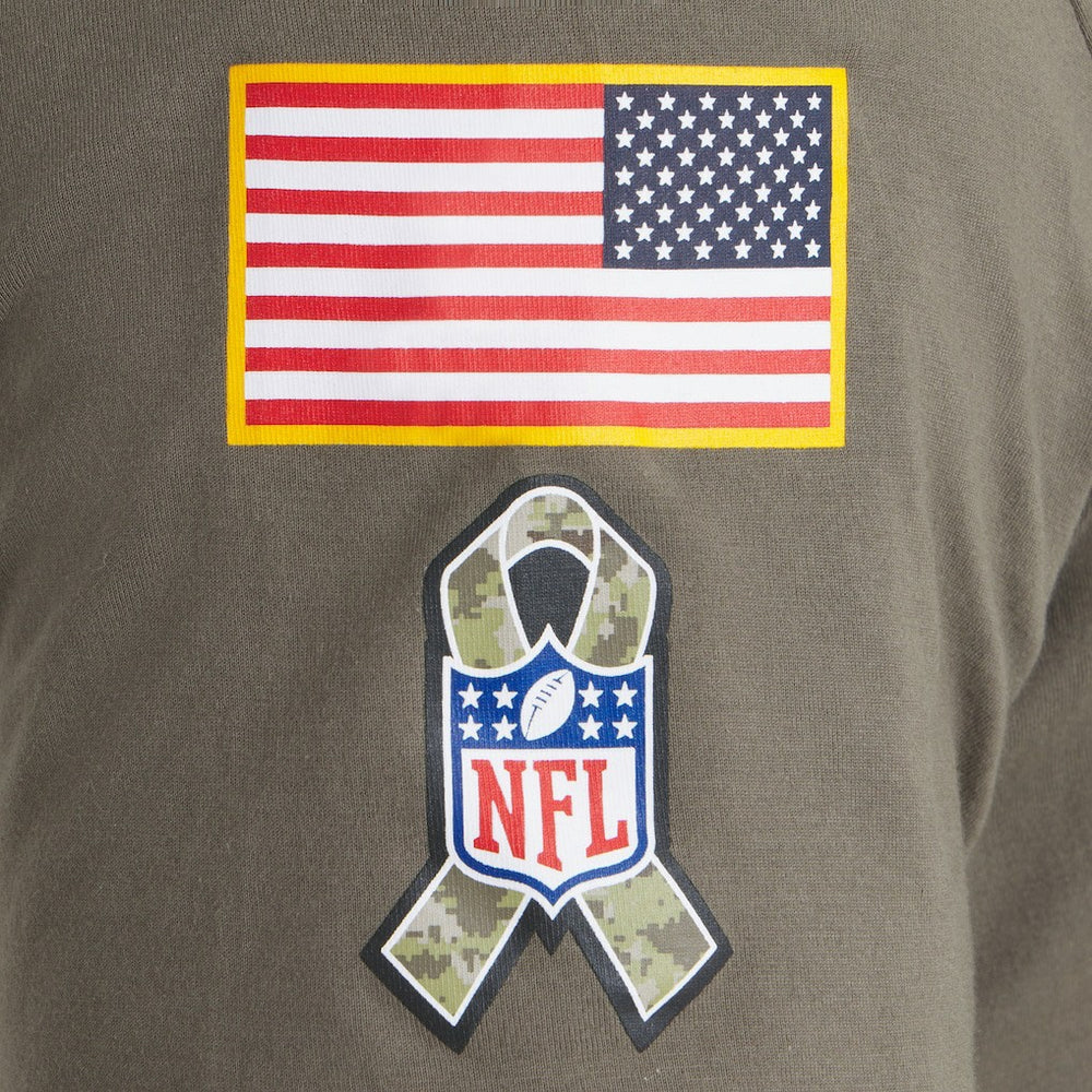 Nike Joe Burrow Cincinnati Bengals 2025 Salute to Service Name & Number T-Shirt Olive