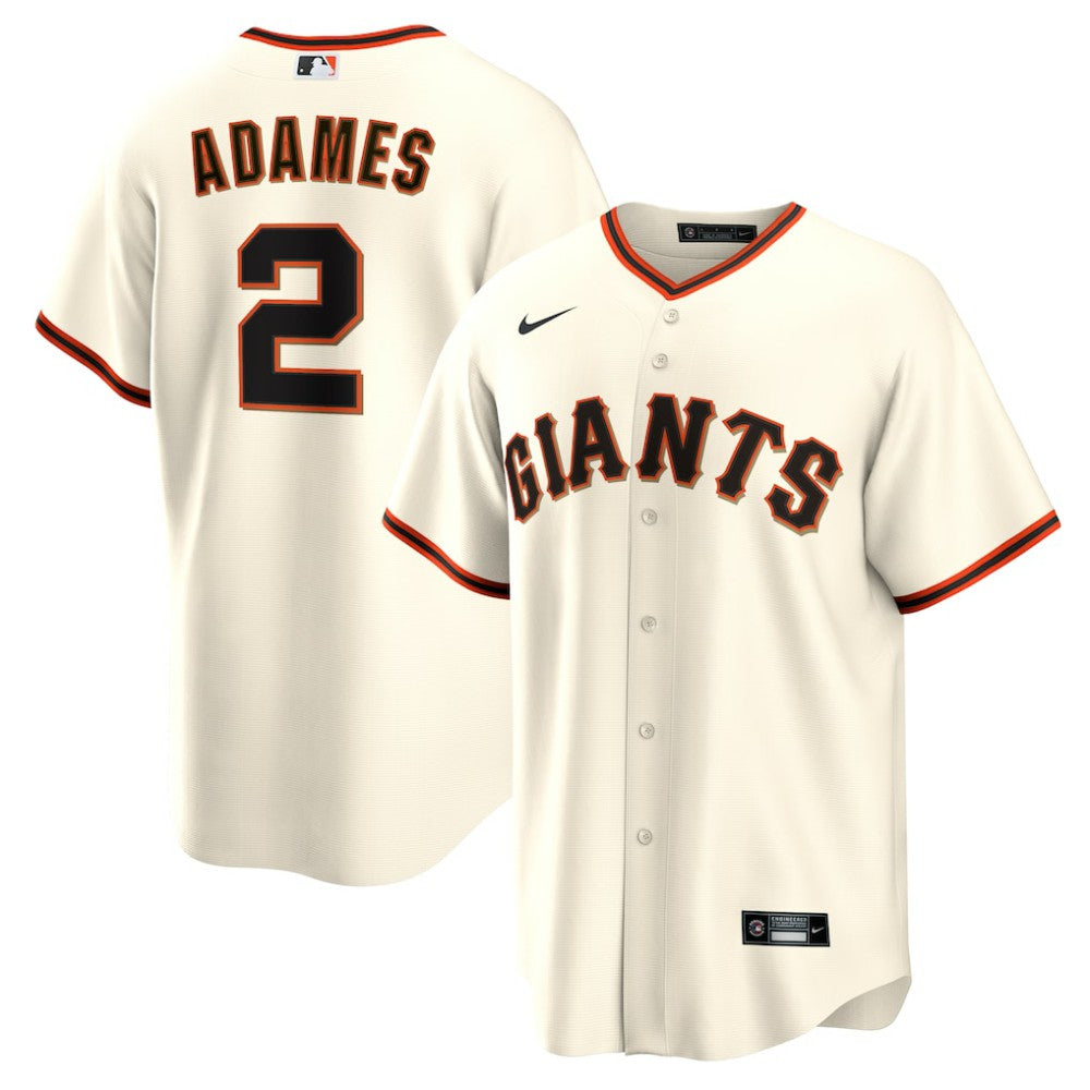 Willy Adames San Francisco Giants Nike Home Replica Jersey - Cream - Nike on Sale