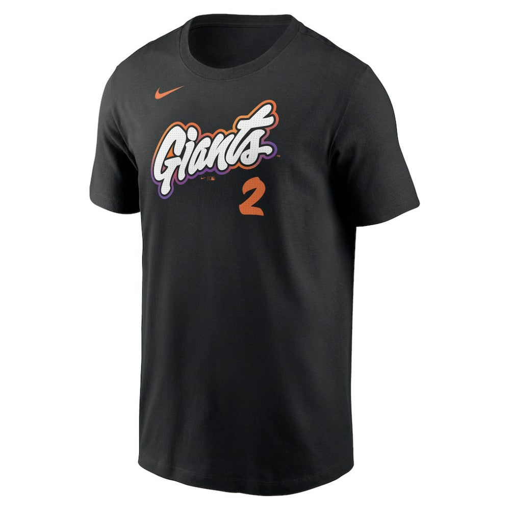 Willy Adames San Francisco Giants Nike 2025 City Connect Fuse Name & Number T-Shirt - Black - Nike Online