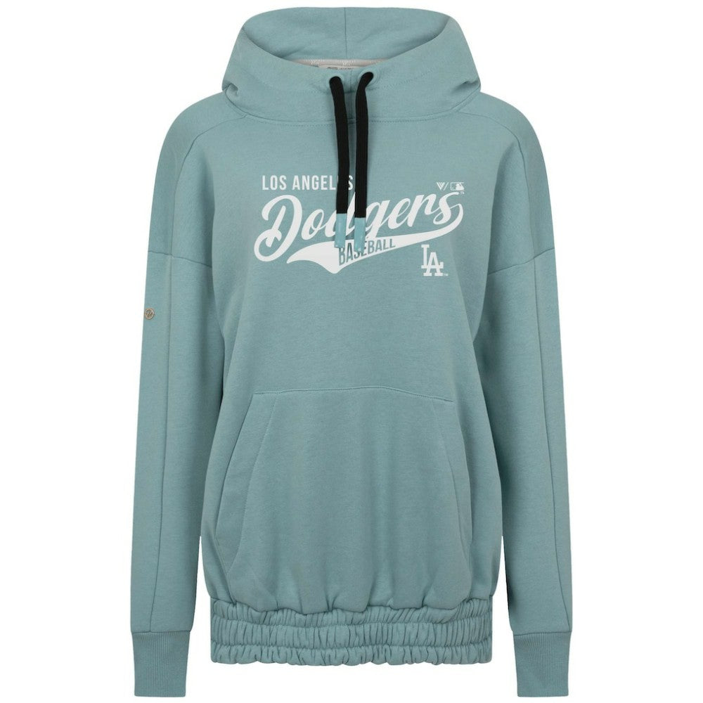 Los Angeles Dodgers Levelwear Women's Waterfall Glide Pullover Hoodie - Blue - MLB Lifestyle