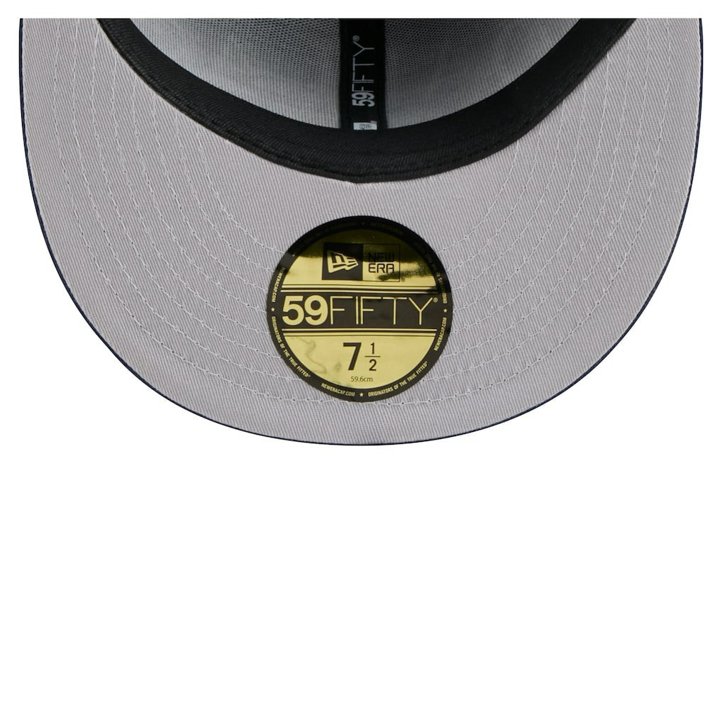 Dallas Cowboys New Era Throwback Oversized 59FIFTY Fitted Hat Navy