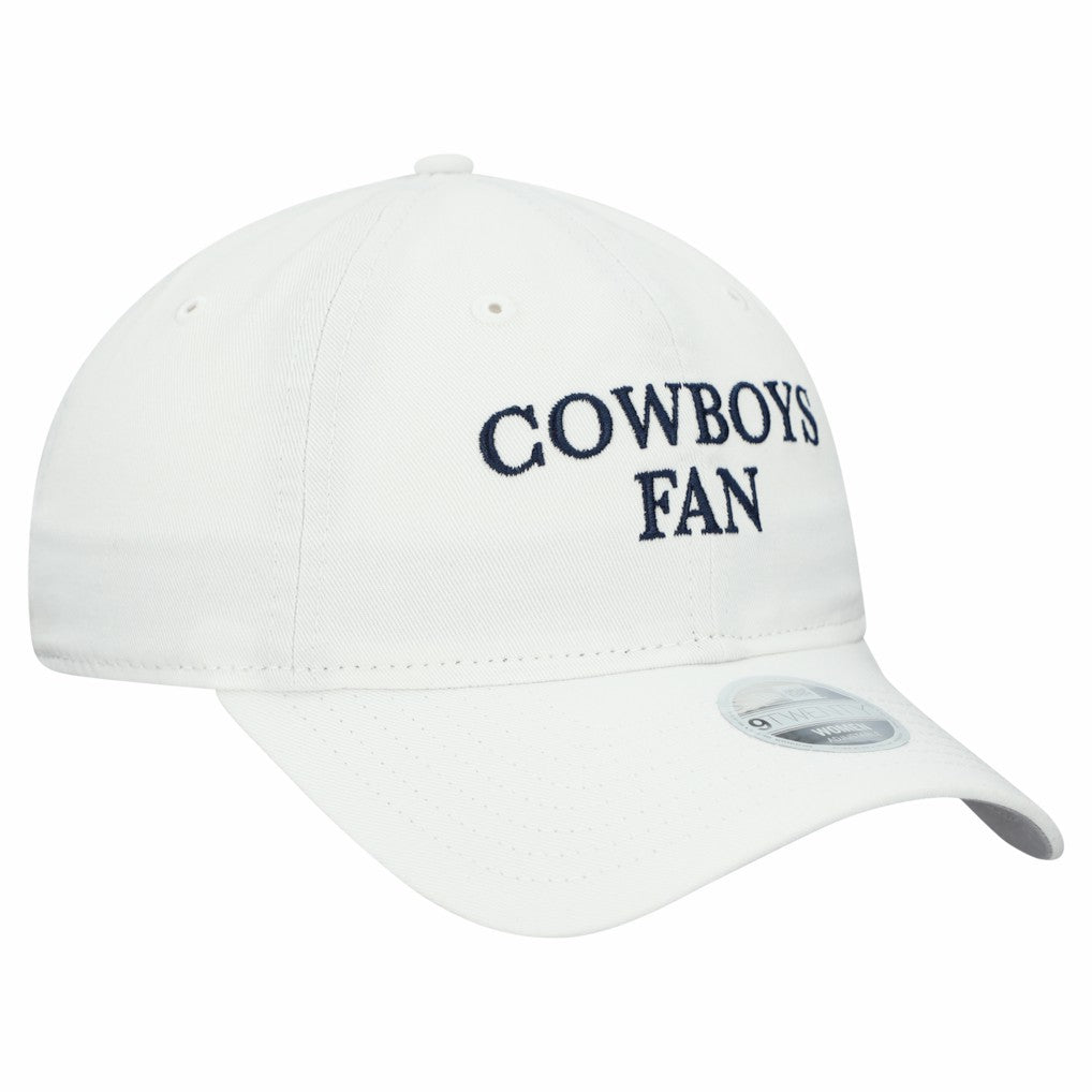 Dallas Cowboys New Era Women's Team Fan 9TWENTY Adjustable Hat White