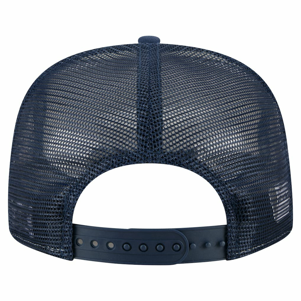 Dallas Cowboys New Era Cutout A-Frame 9FIFTY Snapback Hat Cream/Navy