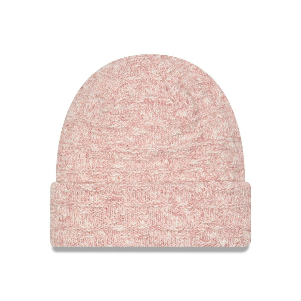 Dallas Cowboys New Era Women's Metallic Cuffed Knit Hat Pink