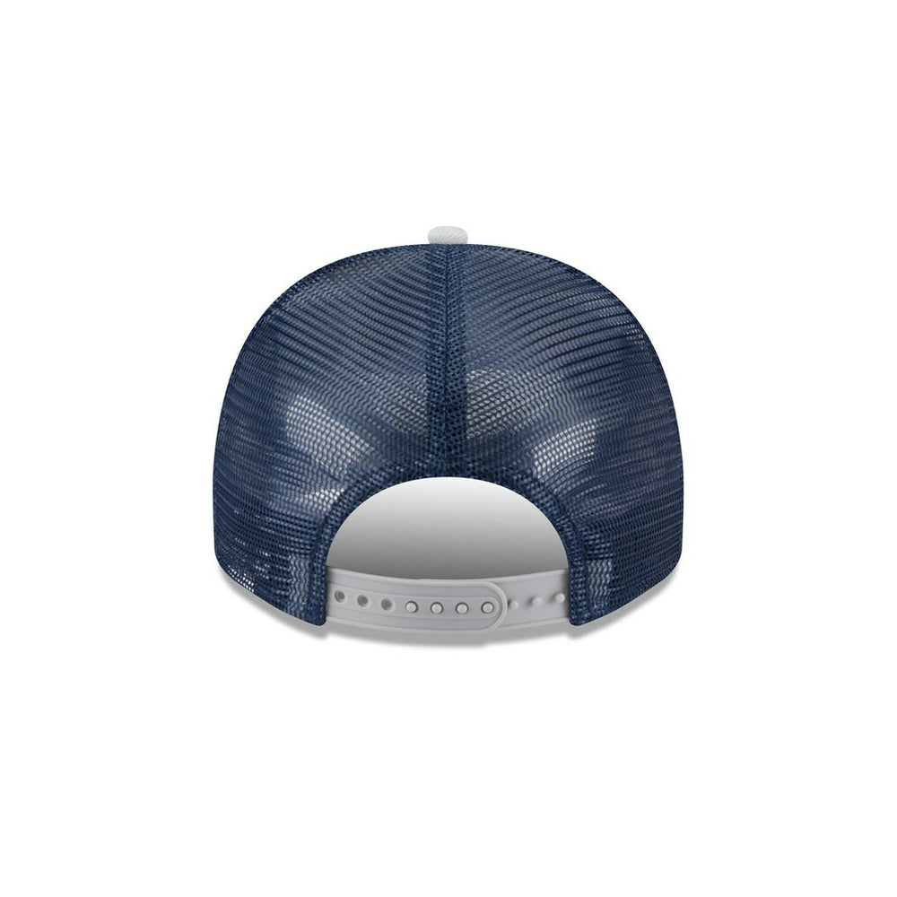 Dallas Cowboys New Era Banner A-Frame 9FIFTY Snapback Hat Cream/Navy