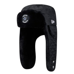 Dallas Cowboys New Era Quilted Trapper Hat Black