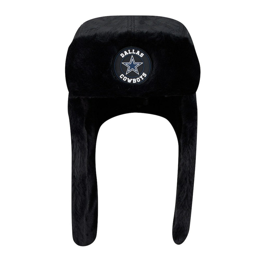 Dallas Cowboys New Era Quilted Trapper Hat Black