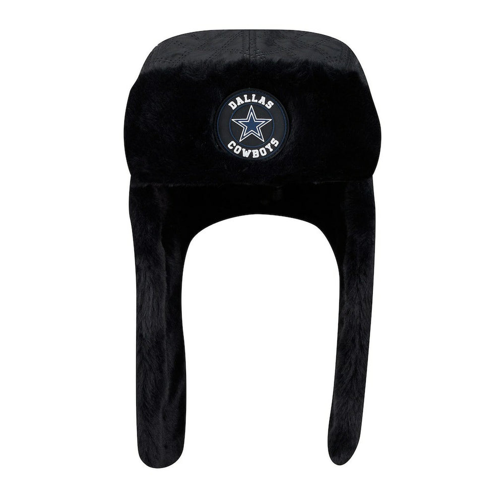 Dallas Cowboys New Era Quilted Trapper Hat Black