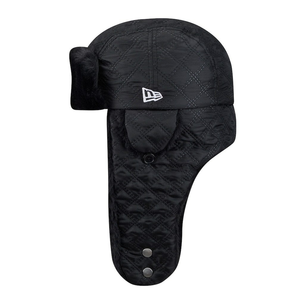 Dallas Cowboys New Era Quilted Trapper Hat Black
