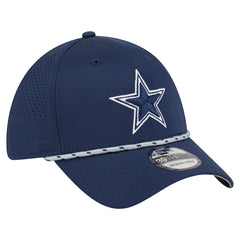 Dallas Cowboys New Era Featherweight Poly Rope Flex 39Thirty Hat Navy
