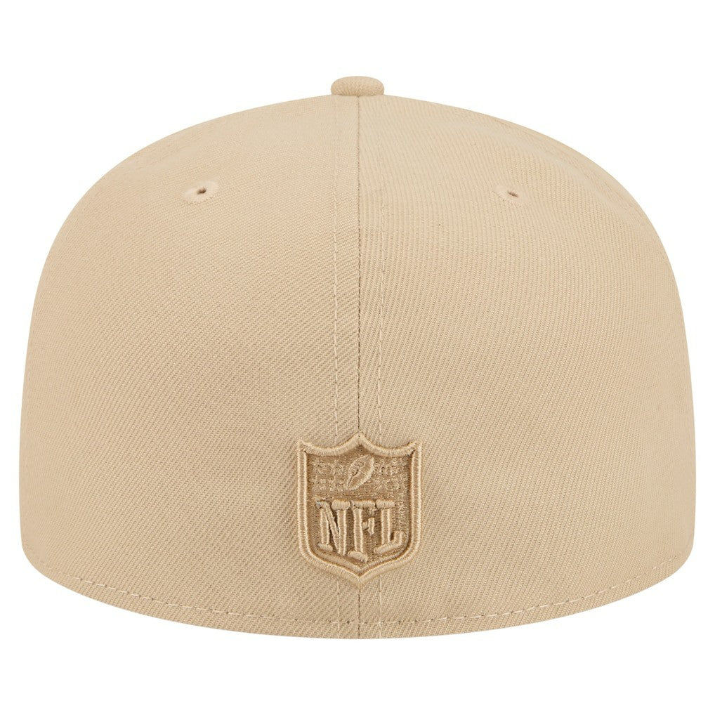 Dallas Cowboys New Era Color Pack A-Frame 59FIFTY Fitted Hat Light Beige