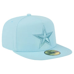 Dallas Cowboys New Era Color Pack A-Frame 59FIFTY Fitted Hat Light Blue