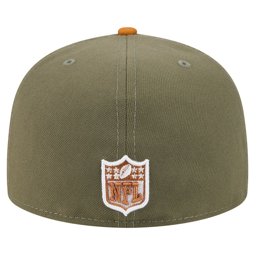 Dallas Cowboys New Era 2-Tone Color Pack A-Frame 59FIFTY Fitted Hat Olive/Brown