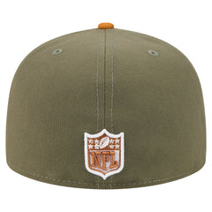 Dallas Cowboys New Era 2-Tone Color Pack A-Frame 59FIFTY Fitted Hat Olive/Brown