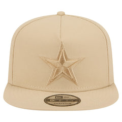 Dallas Cowboys New Era Color Pack A-Frame 9FIFTY Snapback Hat Light Beige