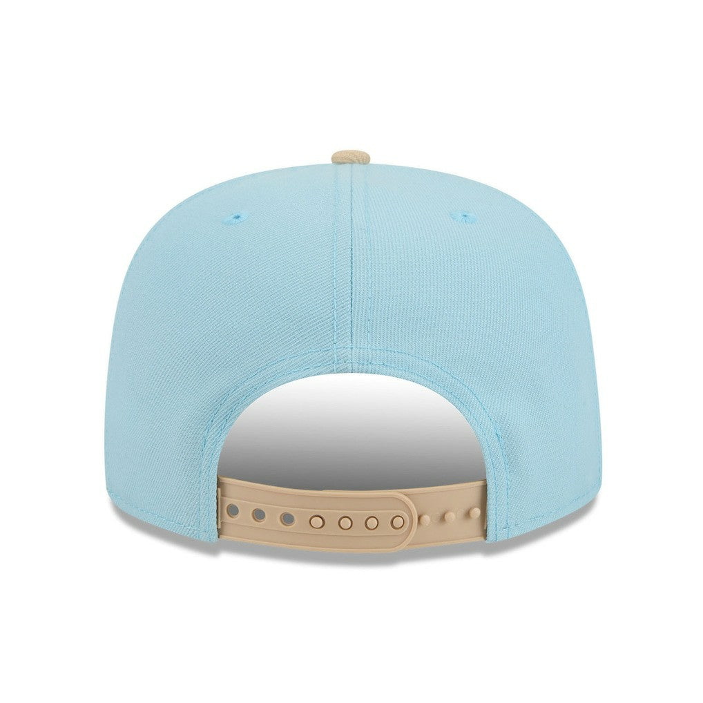Dallas Cowboys New Era Two-Tone Color Pack A-Frame 9FIFTY Snapback Hat Light Blue/Brown