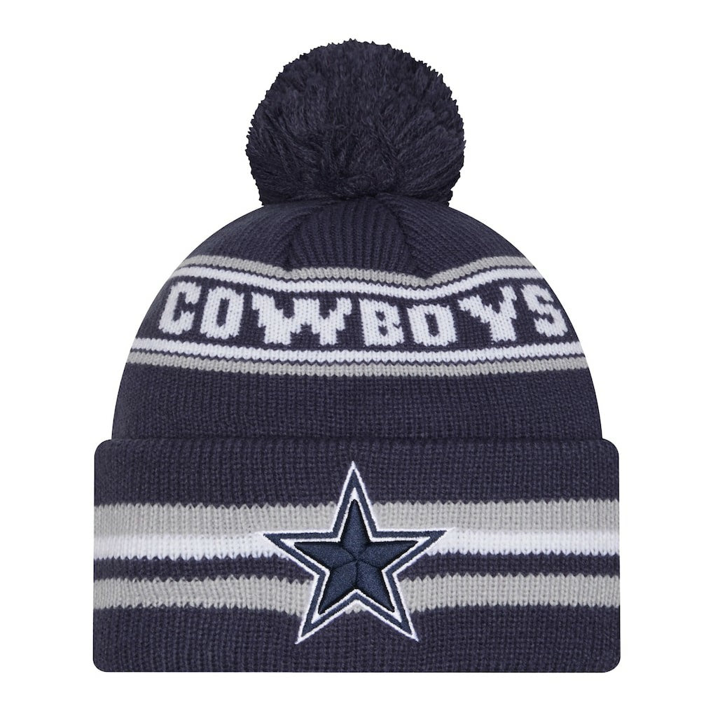 Dallas Cowboys New Era Pre-School Classic Cuffed Knit Hat with Pom Navy