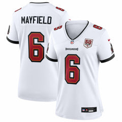 Nike Baker Mayfield Tampa Bay Buccaneers Women's 50th Season White Game Jersey White