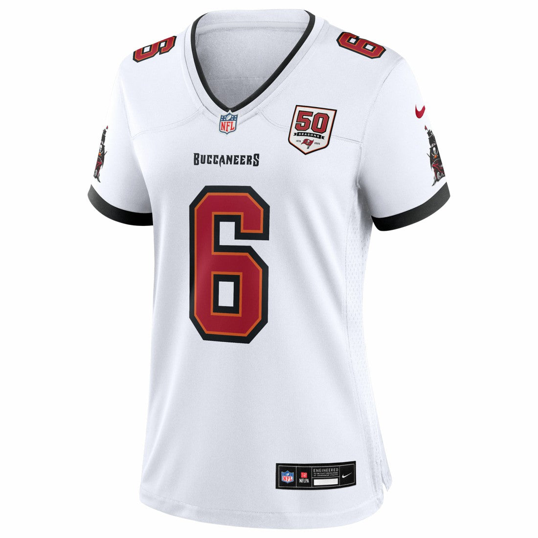 Nike Baker Mayfield Tampa Bay Buccaneers Women's 50th Season White Game Jersey White