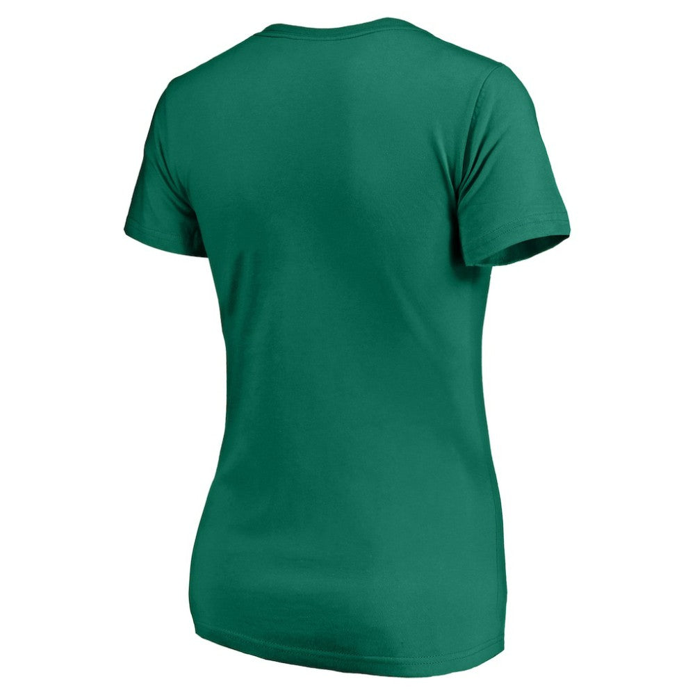 Los Angeles Dodgers Profile Women's Plus Size Celtic V-Neck T-Shirt - Kelly Green - MLB Online