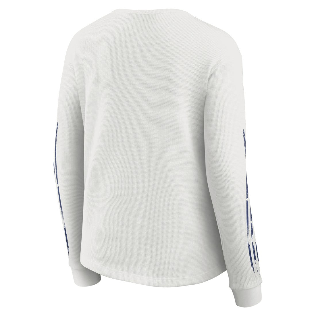 New York Giants WEAR by Erin Andrews Women's Graphic Waffle Long-Sleeve T-Shirt White