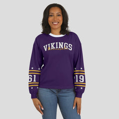 Minnesota Vikings WEAR by Erin Andrews Women's Sport Long-Sleeve T-Shirt Purple