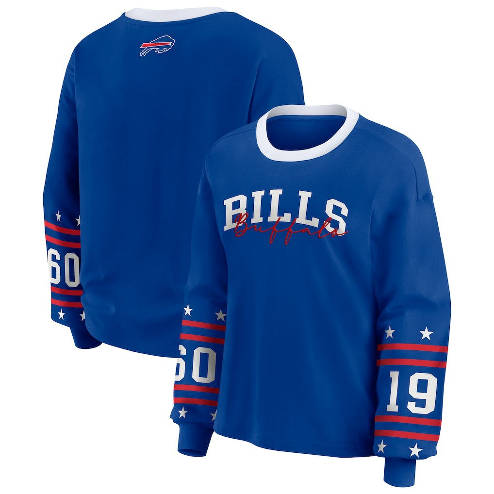 Buffalo Bills WEAR by Erin Andrews Women's Sport Long-Sleeve T-Shirt Royal