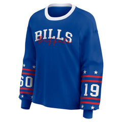 Buffalo Bills WEAR by Erin Andrews Women's Sport Long-Sleeve T-Shirt Royal