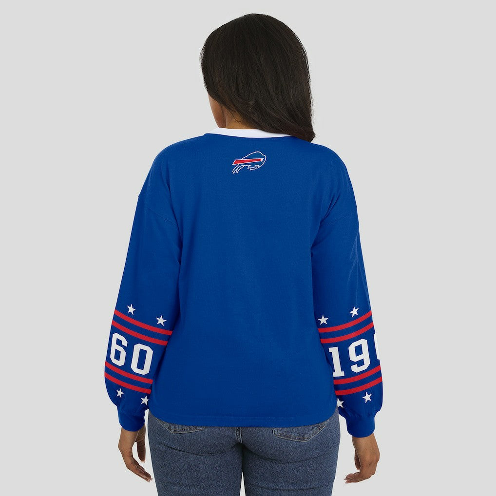 Buffalo Bills WEAR by Erin Andrews Women's Sport Long-Sleeve T-Shirt Royal