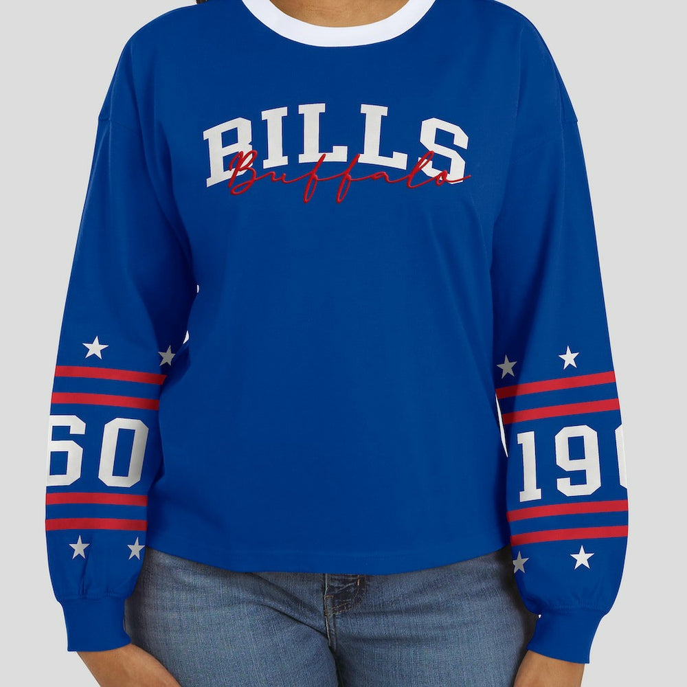 Buffalo Bills WEAR by Erin Andrews Women's Sport Long-Sleeve T-Shirt Royal