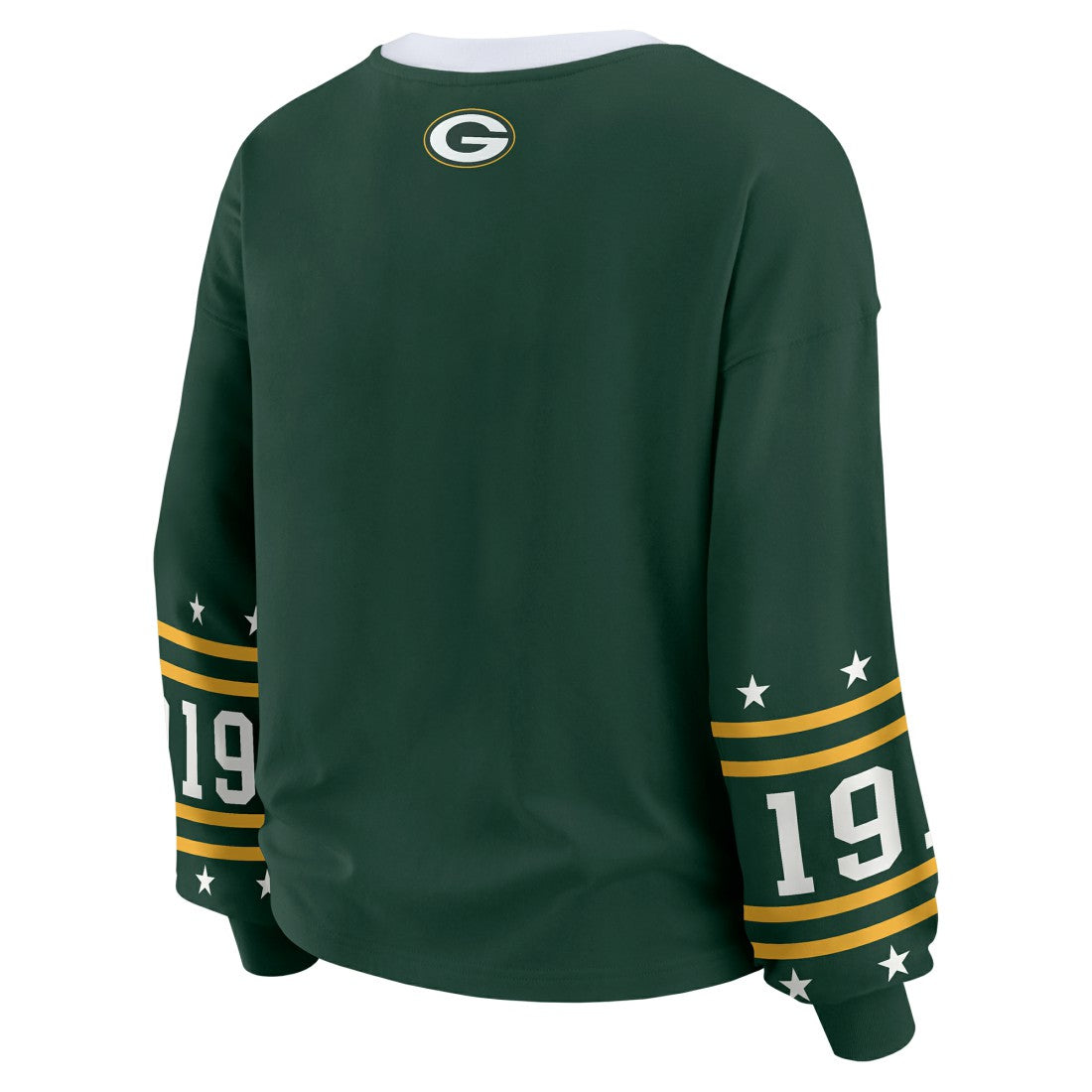 Green Bay Packers WEAR by Erin Andrews Women's Plus Size Sport Long-Sleeve T-Shirt Green