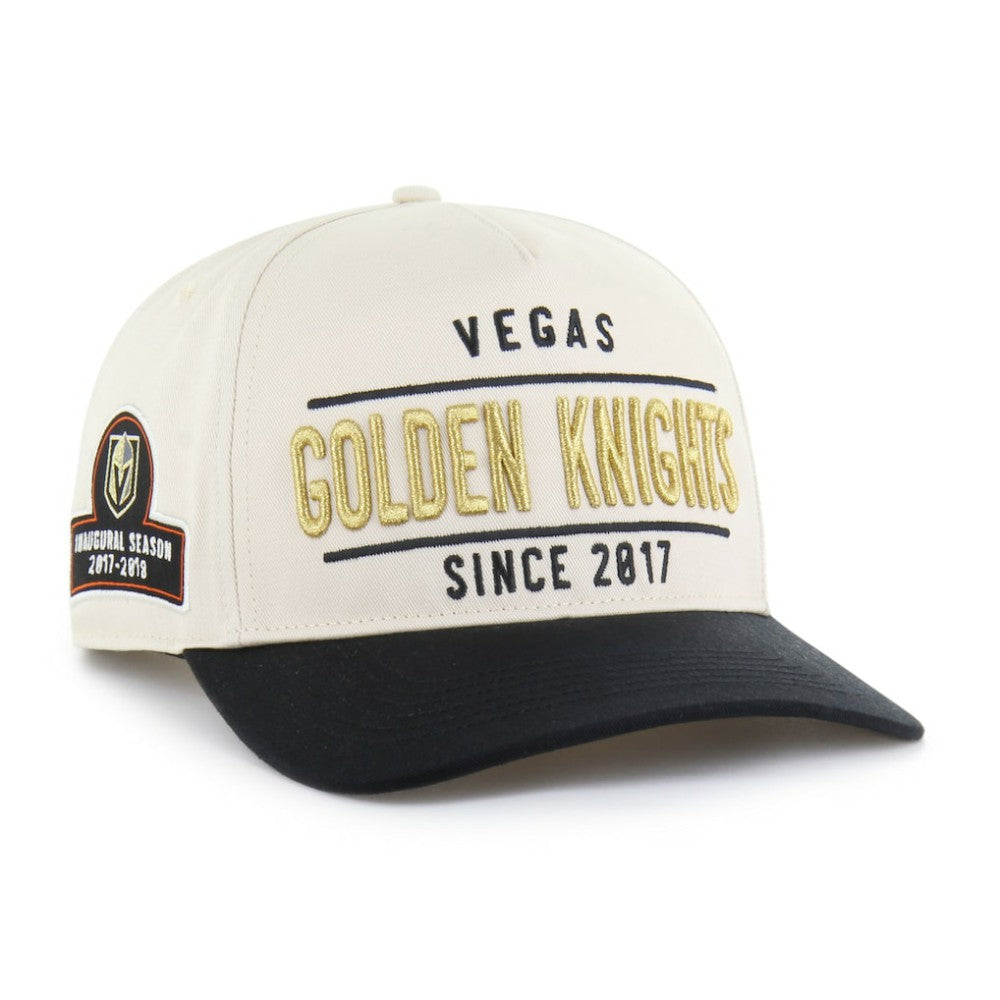 Vegas Golden Knights '47 Expansion Debut Two-Tone Hitch Adjustable Hat - Cream/Black - NHL 202705917