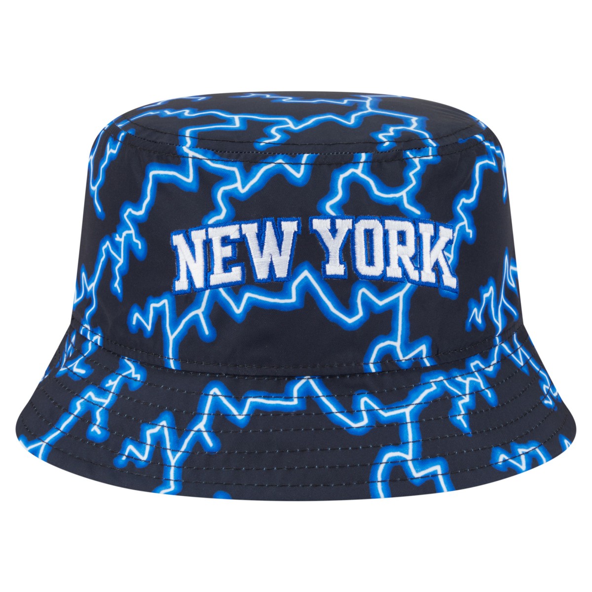 New York Knicks Summer Sun and Storm Reversible Bucket Hat Black/Light Blue | New Era Lifestyle
