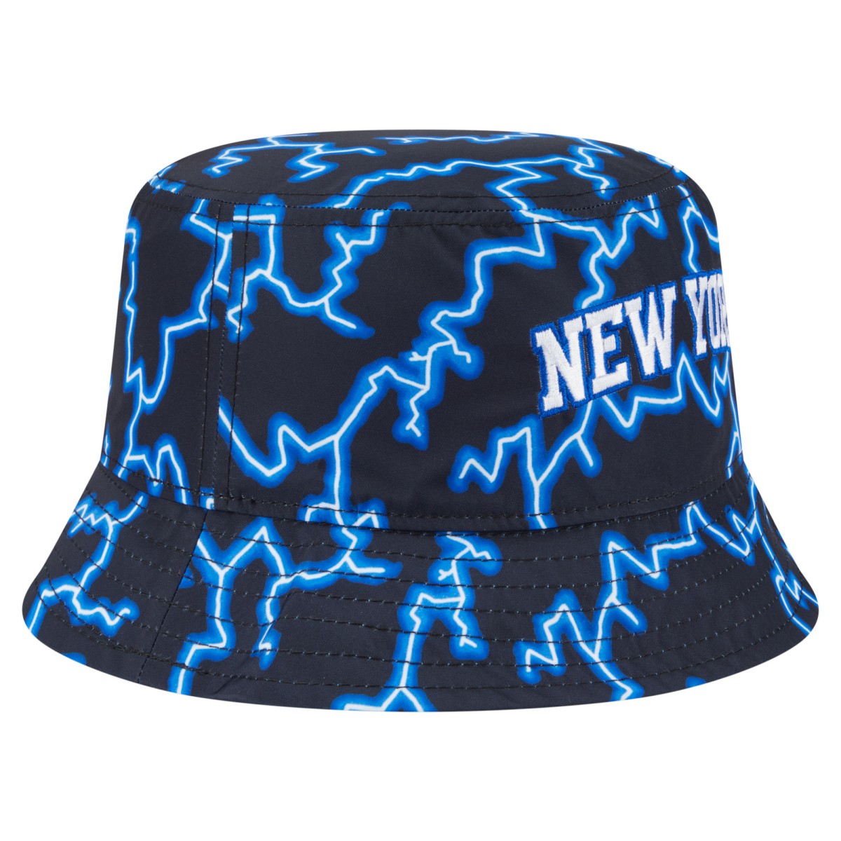 New York Knicks Summer Sun and Storm Reversible Bucket Hat Black/Light Blue | New Era Lifestyle