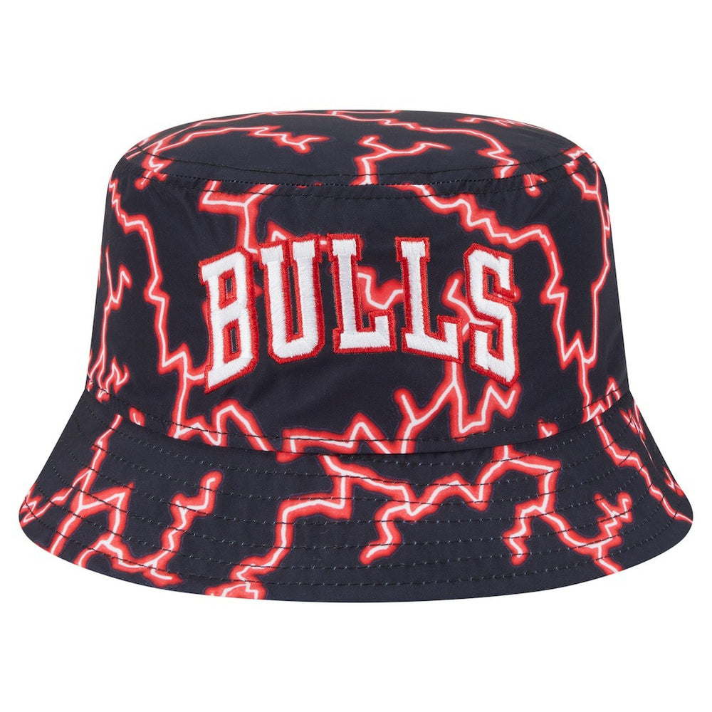 Chicago Bulls Summer Sun and Storm Reversible Bucket Hat Black/Light Blue | New Era for sale