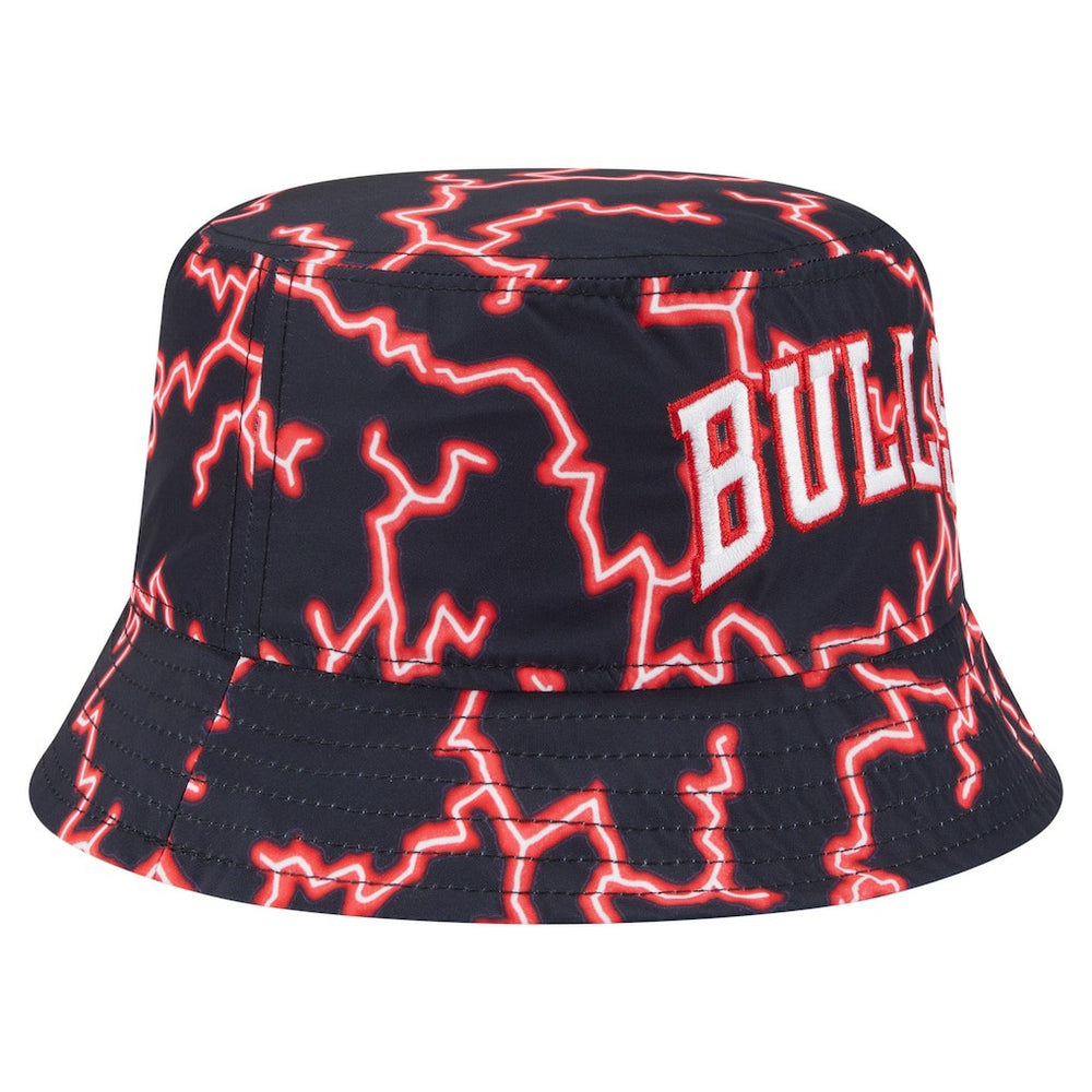 Chicago Bulls Summer Sun and Storm Reversible Bucket Hat Black/Light Blue | New Era for sale