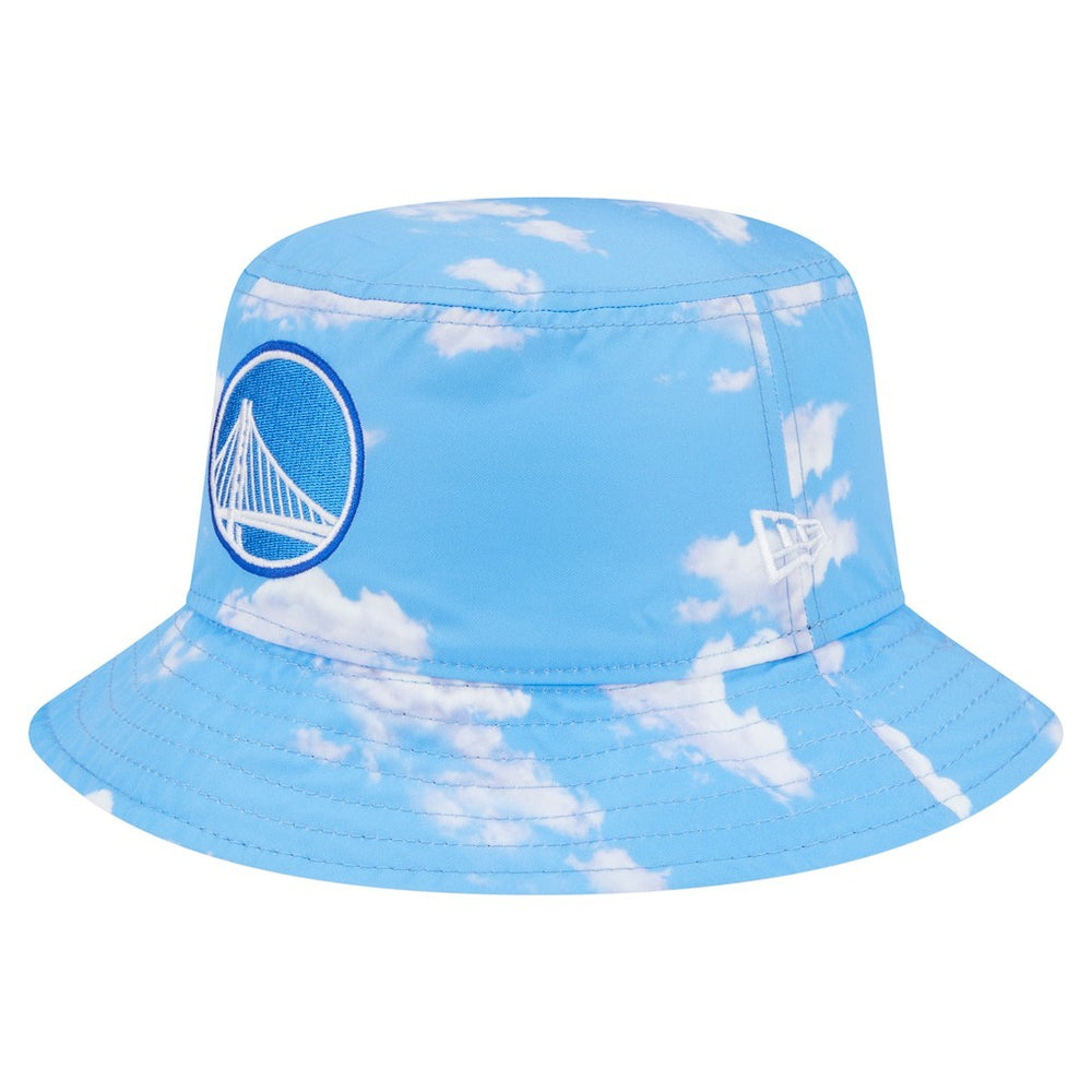 Golden State Warriors Summer Sun and Storm Reversible Bucket Hat for sale Black/Light Blue | New Era outlet
