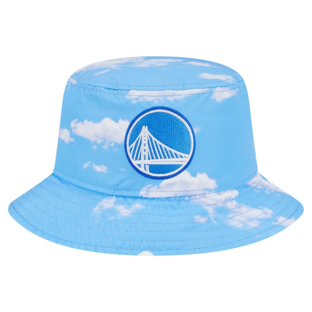 Golden State Warriors Summer Sun and Storm Reversible Bucket Hat for sale Black/Light Blue | New Era outlet