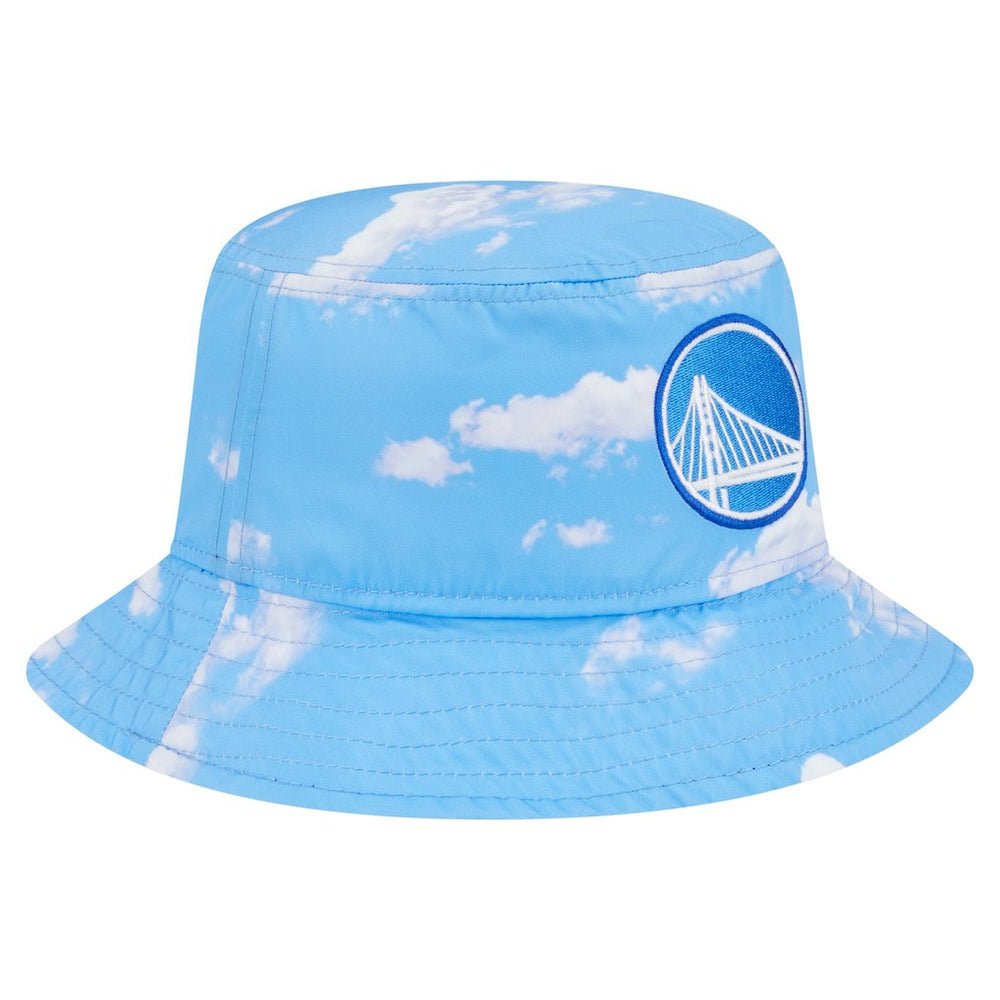 Golden State Warriors Summer Sun and Storm Reversible Bucket Hat for sale Black/Light Blue | New Era outlet