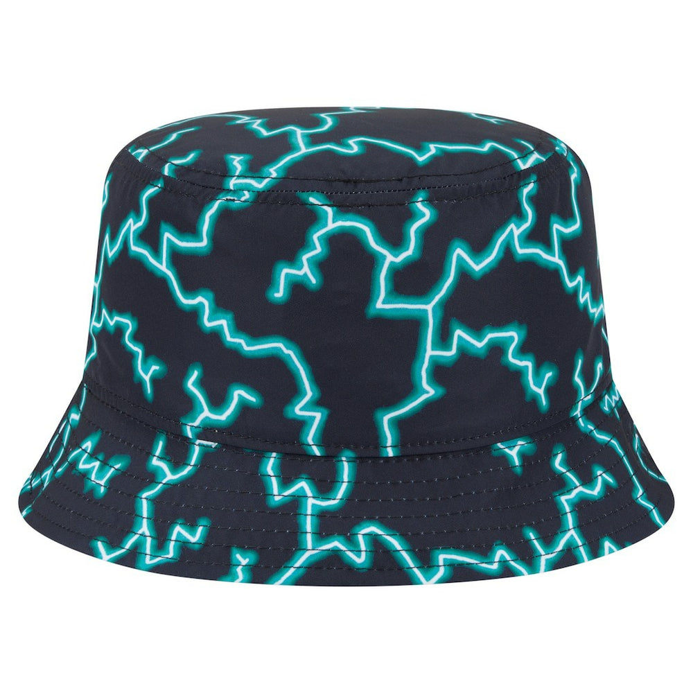 Boston Celtics Summer Sun and Storm Reversible Bucket Hat Black/Light Blue | New Era for sale