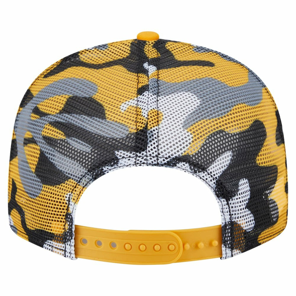 Boston Bruins New Era Camo Meshback 9FIFTY Snapback Hat - Black/Gold - NHL 202705936