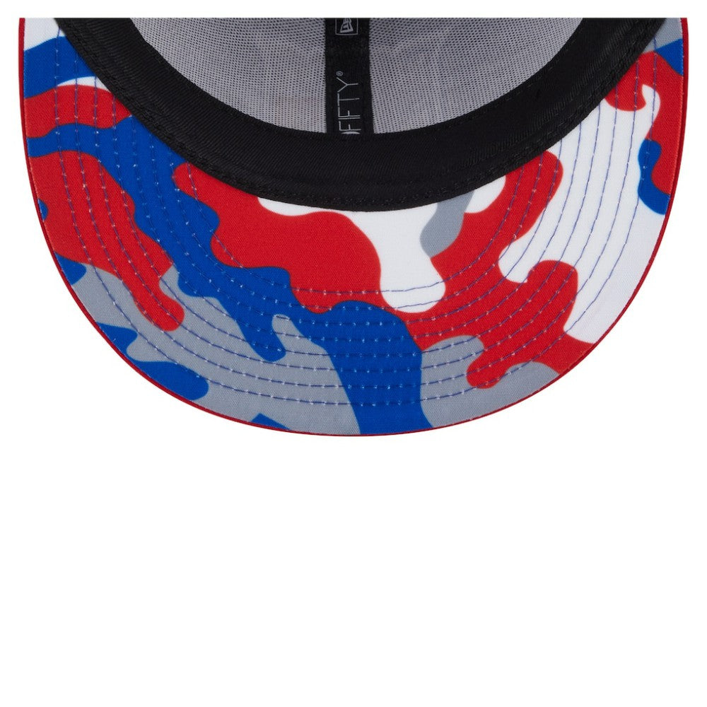 New York Rangers New Era Camo Meshback 9FIFTY Snapback Hat - Blue/Red - NHL 202705941