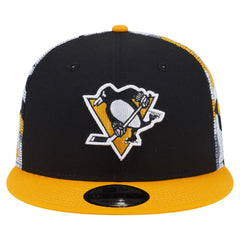 Pittsburgh Penguins New Era Camo Meshback 9FIFTY Snapback Hat - Black/Gold - NHL 202705943