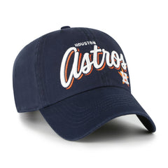 Houston Astros '47 Women's Ariana Clean Up Adjustable Hat - Navy - 47 brand on Sale