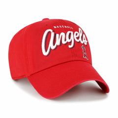 Los Angeles Angels '47 Women's Ariana Clean Up Adjustable Hat - Red - 47 brand Lifestyle