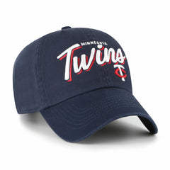 Minnesota Twins '47 Women's Ariana Clean Up Adjustable Hat - Navy - 47 brand Discount